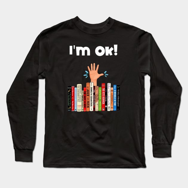 Banned Books Long Sleeve T-Shirt by Xtian Dela ✅